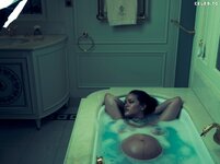 Rihanna pregnant topless nipples vogue photo shoot 4