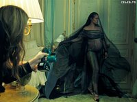 Rihanna pregnant topless nipples vogue photo shoot 8