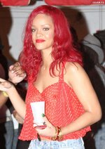 Rihanna see through nipples 1