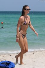 Nina agdal skimpy bikini miami beach 1