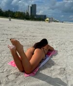 Claudia Romani Bikini Boobs Booty South Beach 2