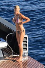 Michelle Hunziker   Bikini Candids in Italy  5