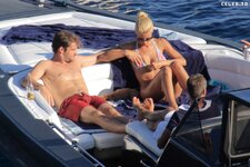 Michelle Hunziker   Bikini Candids in Italy  11