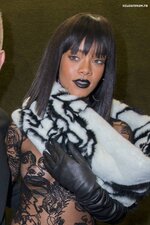 Rihanna See through at Jean Paul Gaultier fashion show in Paris 01032014  1