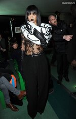 Rihanna See through at Jean Paul Gaultier fashion show in Paris 01032014  7