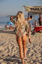 Lisa Opie in Bikini at the beach in Rio 08 24 2023  5 