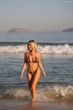 Lisa Opie in Bikini at the beach in Rio 08 24 2023  23 