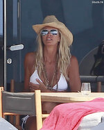 Elle Macpherson   enjoys a boat ride in Ibiza 3