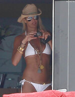 Elle Macpherson   enjoys a boat ride in Ibiza 7
