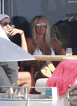 Elle Macpherson   enjoys a boat ride in Ibiza 9