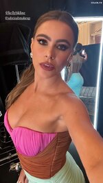 Sofia Vergara   nice cleavage in a pink top 7