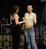 Lily Rose Depp Transparent Top Boobs Nipples 11