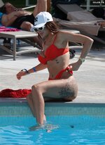 Chloe Ferry in Bikini at the pool of her hotel in Spain 09 21 2023  31 