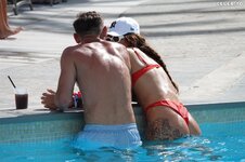 Chloe Ferry in Bikini at the pool of her hotel in Spain 09 21 2023  57 