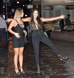 Chloe ferry braless in see through top in newcastle 16