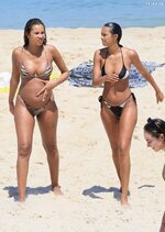 Lais riberiro stunning in thong bikini on the ipanema beach in brazil 7
