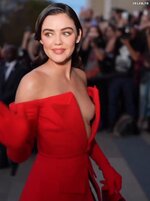 Lucy Hale nipslip at Paris Fashion Week 3