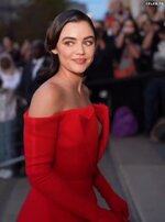 Lucy Hale nipslip at Paris Fashion Week 5