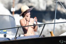 Sophie Marceau Bikini while on Holiday in Capri July 2016 1