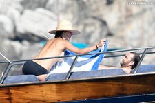 Sophie Marceau Bikini while on Holiday in Capri July 2016 2