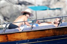 Sophie Marceau Bikini while on Holiday in Capri July 2016 4
