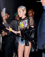 Miley Cyrus  Braless See Through Candids in New York 2