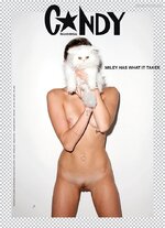Miley Cyrus   Candy Magazine Naked Photoshoot  8