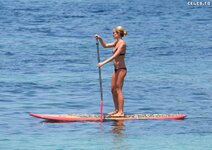 Kristin cavallari in a bikini paddle boarding in bali september 2016 2