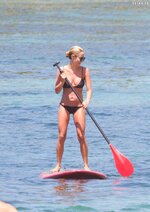 Kristin cavallari in a bikini paddle boarding in bali september 2016 5