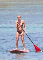 Kristin cavallari in a bikini paddle boarding in bali september 2016 6