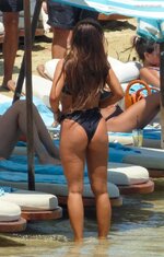 Kim Gloss Bikini on beach Mykonos Greece 2021 3