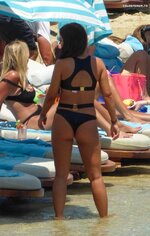 Kim Gloss Bikini on beach Mykonos Greece 2021 7