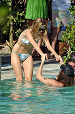 Mischa Barton Poolside bikini 12