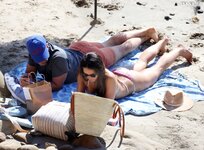 Jordana Brewster in Bikini at the beach in California 11 07 2023  28 