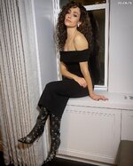 Emmy Rossum in Black Outfit 11 23 2023  1 