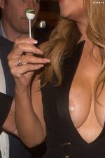 Mariah Carey  nipslip Braless Candids at VIP Room in Paris 5