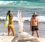 Vanessa Hudgens in swimsuit on the beach in Tulum 12 04 2023  137 