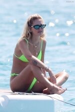 Chiara Ferragni in Neon Green Bikini 2019 07