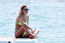 Chiara Ferragni in Neon Green Bikini 2019 09