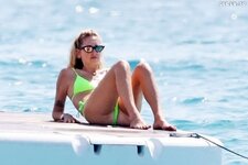 Chiara Ferragni in Neon Green Bikini 2019 10