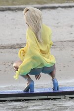 Rita ora ass thong cameltoe music video shooting in miami 9281