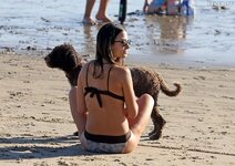 Jordana Brewster in a Bikini on the Beach in Santa Barbara 11 26 2022  11 