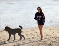 Jordana Brewster in a Bikini on the Beach in Santa Barbara 11 26 2022  12 