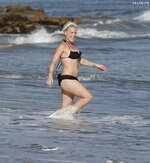 Pink Bikini  on beach in LA  3