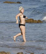 Pink Bikini  on beach in LA  7