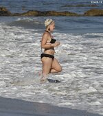 Pink Bikini  on beach in LA  9