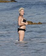 Pink Bikini  on beach in LA  15