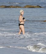 Pink Bikini  on beach in LA  21