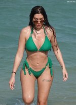 Chloe Ferry in green bikini in Thailand 12 30 2023  11 