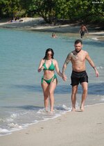 Chloe Ferry in green bikini in Thailand 12 30 2023  20 